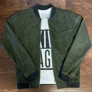 Forever 21 Green Bomber Jacket